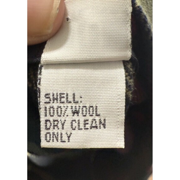 VTG. Talbots Wool Wrap Skirt Size 10 Red Plaid Kilt Pleated Preppy Old Money - Picture 11 of 13